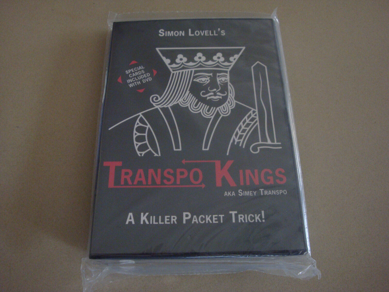 Transpo Kings DVD With Special Cards by Simon Lovell Magic Trick