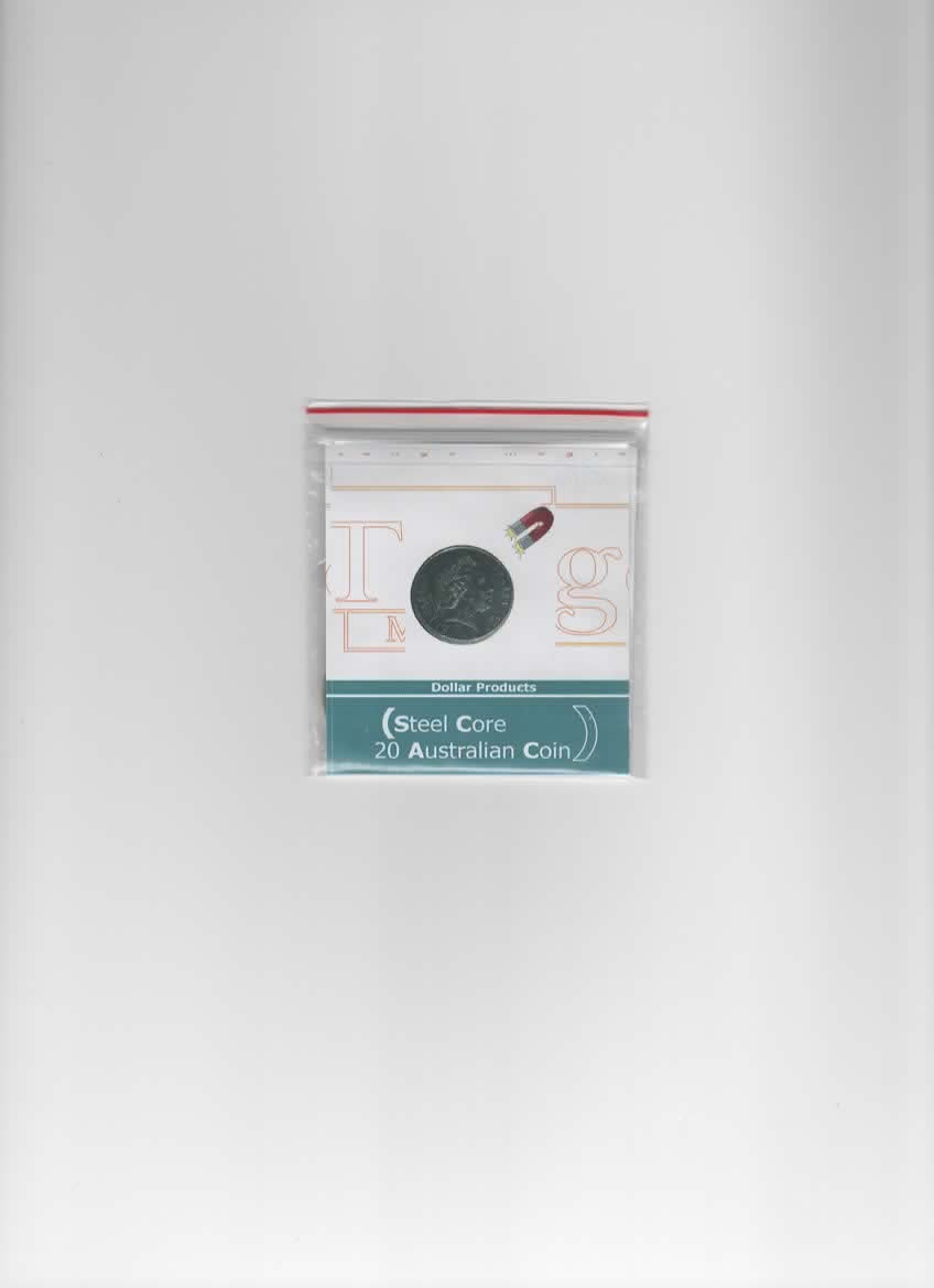 Tango Steel Core 20 Cent Australian Coin Gaff Magic Trick