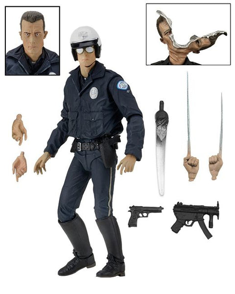 Terminator 2 Judgement Day T-1000 (Motorcycle Cop) 7" Action Figure