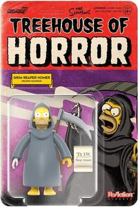 The Simpsons Treehouse of Horror Grim Reaper Homer Simpson 3 3/4 Inch ReAction Figure