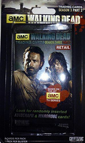 The Walking Dead AMC Trading Cards Season 3 Part 2 Blister 1 Pack Factory Sealed