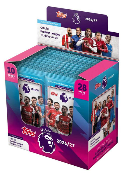 Topps Flagship Edition Premier League 2026/27 Trading Cards Box Factory Sealed