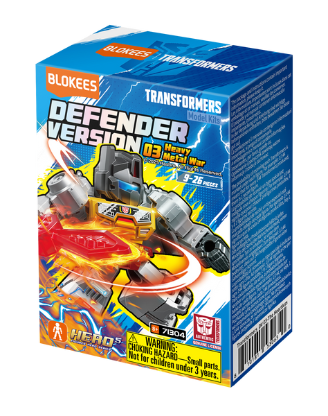 Transformers Galaxy Version Defender Set 03 Heavy Metal War Blind Box