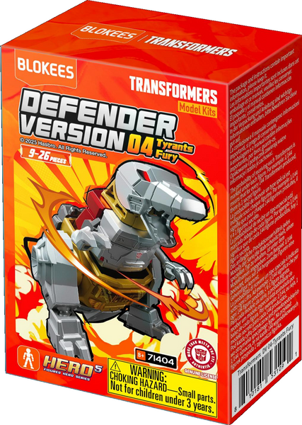 Transformers Galaxy Version Defender Set 04 Tyrants Fury Blind Box
