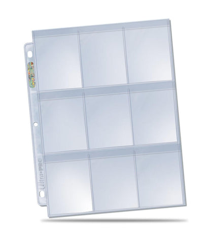 ULTRA PRO 9-Pocket Secure Platinum Page for Standard Size Cards 2-1/2″ X 3-1/2″