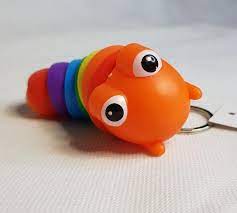 Wriggle Wiggle Caterpillar Keychain