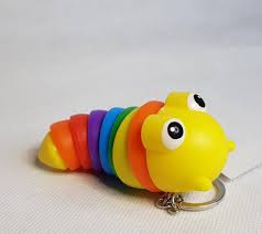 Wriggle Wiggle Caterpillar Keychain