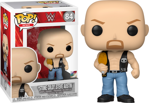 WWE Stone Cold Steve Austin with Belt Pop! 84 Vinyl