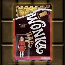 Willy Wonka and the Chocolate Factory Veruca Salt 3 3/4" Inch ReAction Action Figure