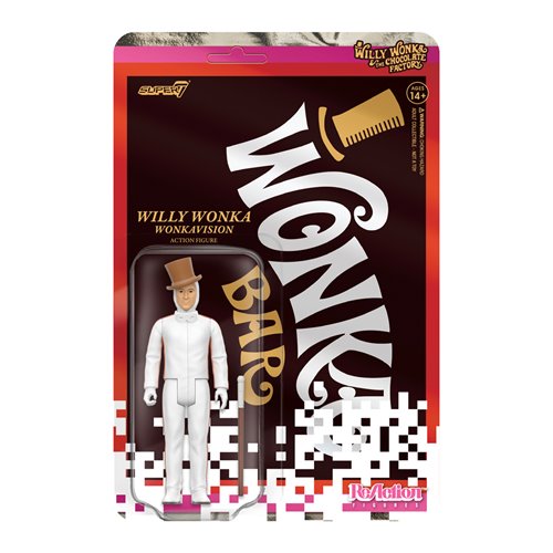 Willy Wonka and the Chocolate Factory Willy Wonka (Wonkavision) 3 3/4" Inch ReAction Action Figure