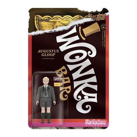 Willy Wonka and the Chocolate Factory Augustus Gloop 3 3/4" Inch ReAction Action Figure PRE-ORDER
