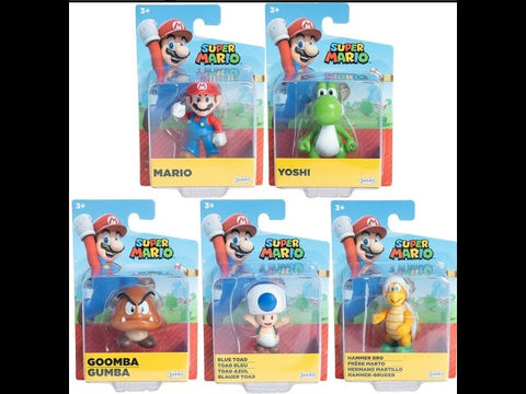 World of Nintendo Super Mario 2.5 Inch Action Figure Wave 44 One Piece Assorted Characters Available