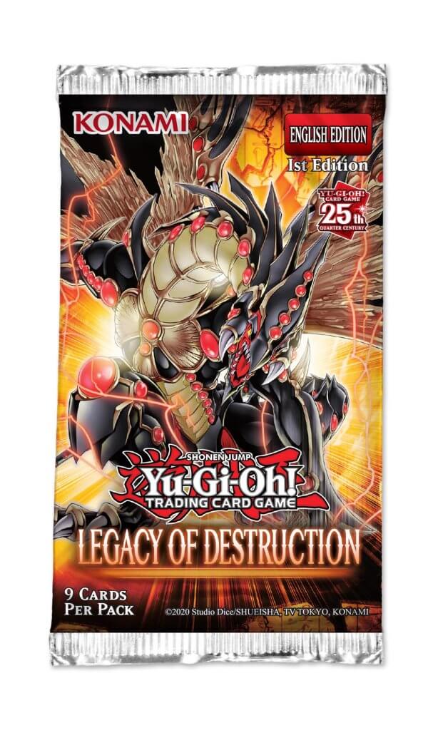 YU-GI-OH! TCG Legacy of Destruction 1 Booster Pack Factory Sealed