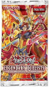 YU-GI-OH! TCG Legendary Duelists Soulburning Volcano 1 Booster Pack Factory Sealed