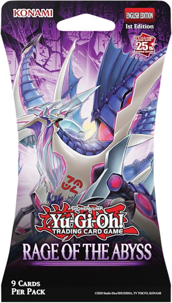 YU-GI-OH! TCG Rage of the Abyss 1 Blister Pack Factory Sealed