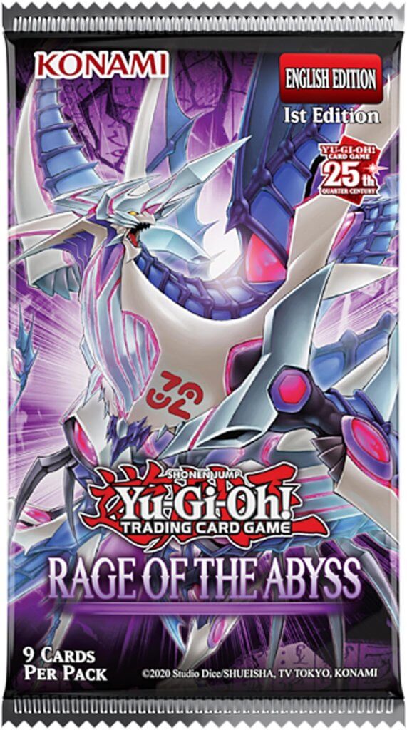 YU-GI-OH! TCG Rage of the Abyss 1 Booster Pack Factory Sealed PRE-ORDE ...