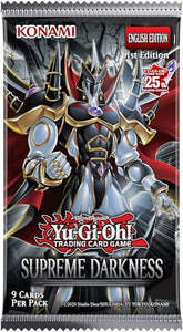 YU-GI-OH! TCG Supreme Darkness 1 Booster Pack Factory Sealed