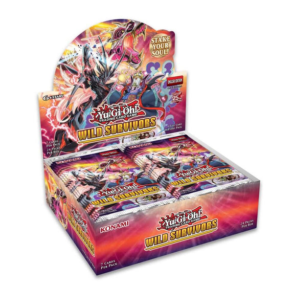 YU-GI-OH! TCG Wild Survivors Booster Box Factory Sealed