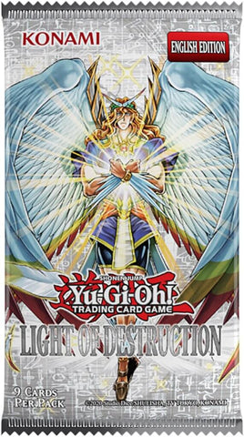 YU-GI-OH! TCG Light of Destruction Unlimited Reprint 1 Booster Pack Factory Sealed