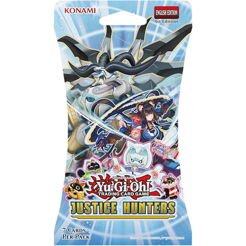 YU-GI-OH! TCG Justice Hunters Blister Pack Factory Sealed