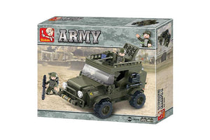 Army Jeep 221 Pcs M38-B0299 Sluban Plastic Building Blocks