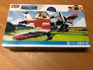 Aviation Crop Duster Plane 128 Pcs M38-B0667E Building Blocks