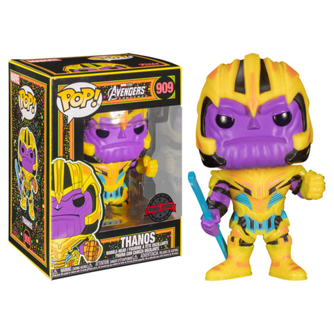 Avengers 4 Endgame Thanos Blacklight US Exclusive Pop! 909 Vinyl