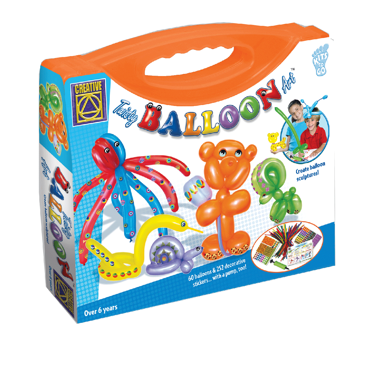 Balloon Art Kit Includes 60 Balloons 252 Decorative Stickers And Pump