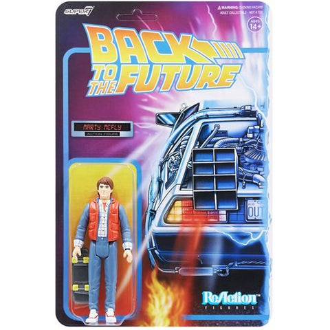 Back To The Future II Marty McFly 1980s 3 3/4 Inch Reaction Action Figure