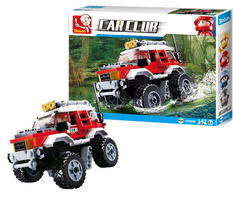 Car Club Offroad Red 142 Pcs M38-B0663B Building Blocks