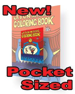 Coloring Book Pocket Size 4.25" X 5.5" Magic Trick