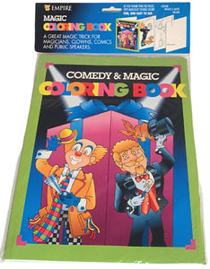 Comedy & Magic Coloring Book Large Size 8" X 10" Magic Trick