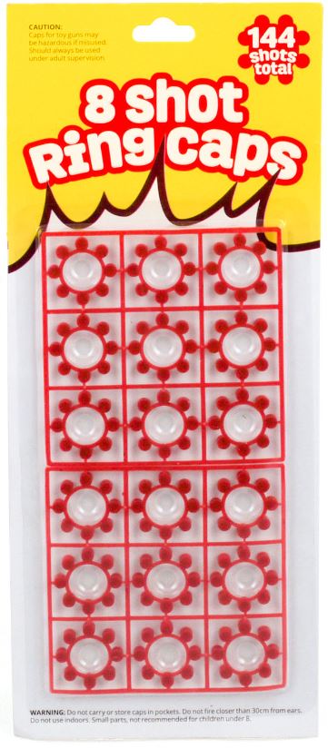 Ring Caps. Amazon Ring Caps 144 Shots Pack – Toy Empire