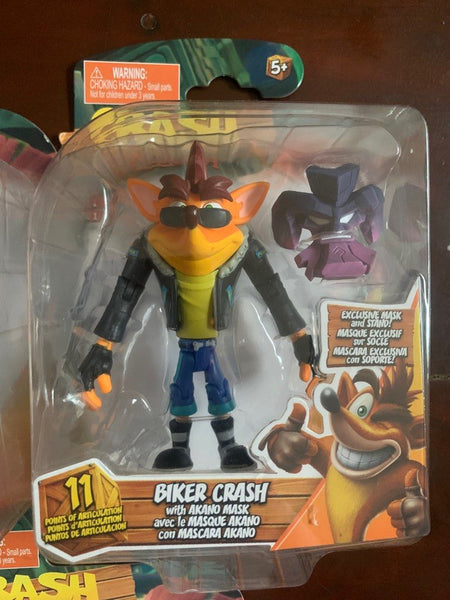 Crash Bandicoot 4.5 Inch Action Figure 1 Piece Assorted Characters Available