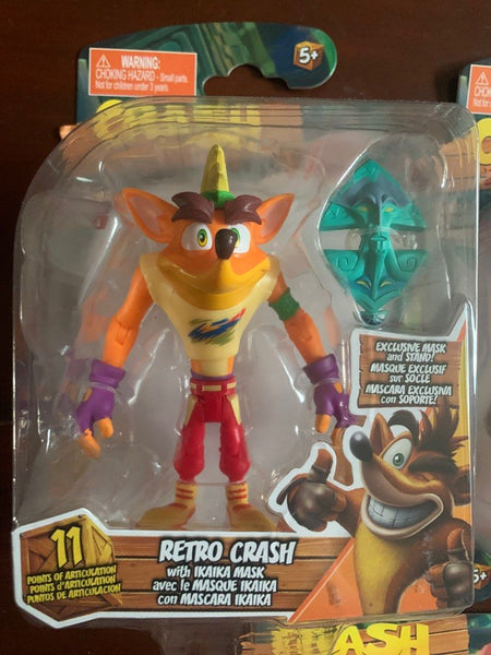 Crash Bandicoot 4.5 Inch Action Figure 1 Piece Assorted Characters Available