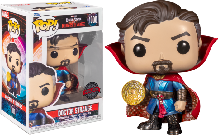 Doctor Strange 2 Multiverse of Madness Doctor Strange Metallic US Exclusive Pop! 1000 Vinyl