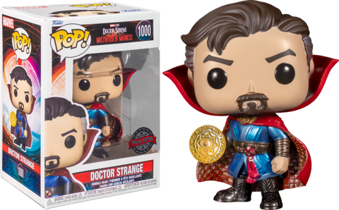 Doctor Strange 2 Multiverse of Madness Doctor Strange Metallic US Exclusive Pop! 1000 Vinyl