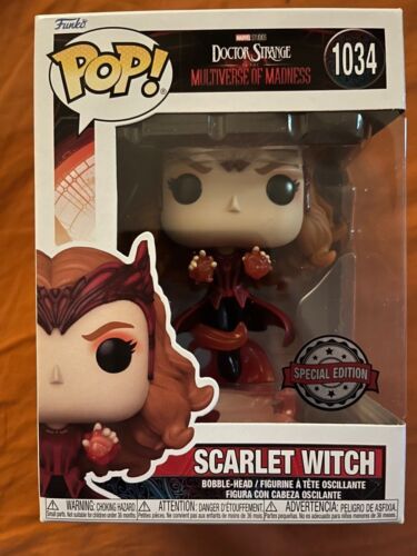 Doctor Strange 2 Multiverse of Madness Scarlet Witch US Exclusive Pop! 1034 Vinyl