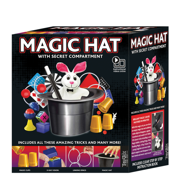 Ezama Magic Hat 125 Tricks Set With Online Video & Instruction Book