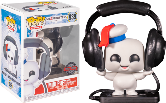 Ghostbusters Afterlife Mini Puft With Headphones US Exclusive Pop! 939