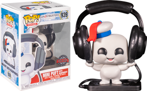 Ghostbusters Afterlife Mini Puft With Headphones US Exclusive Pop! 939