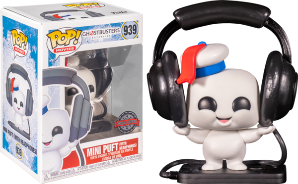 Ghostbusters Afterlife Mini Puft With Headphones US Exclusive Pop