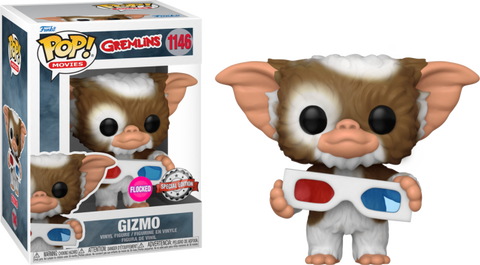 Gremlins Gizmo 3D Glasses Flocked US Exclusive Pop! 1146 Vinyl