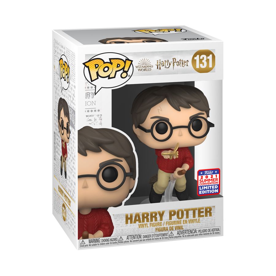 Harry Potter Harry Flying With Winged Key SDCC 2021 US Exclusive Pop! 131 Vinyl