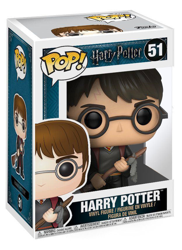 Harry Potter Harry With Firebolt US Exclusive Pop! 51 Vinyl