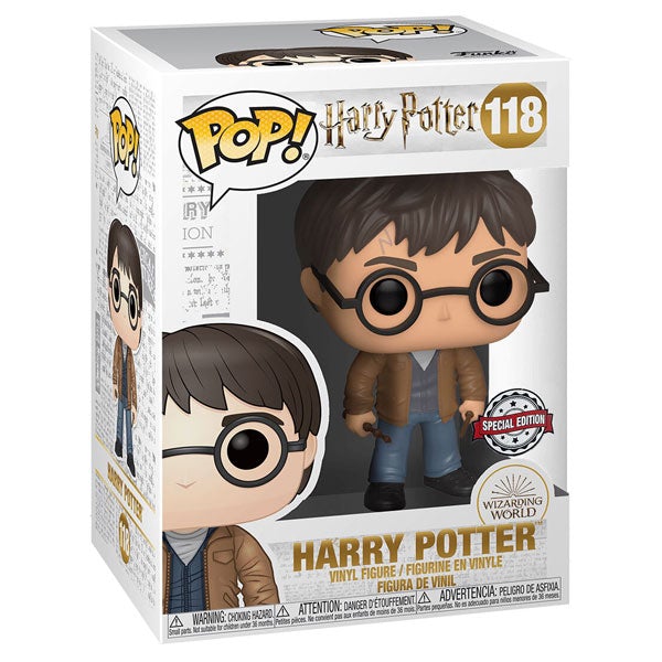 Harry Potter Harry With Two Wands US Exclusive Pop! 118 Vinyl