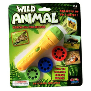 Led Projector Torch With Wild Animal Slides