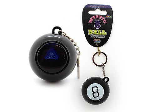 Mystic Black 8 Ball Keychain 4.5cm