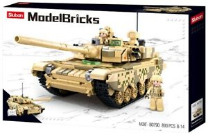 MAIN BATTLE 2 IN 1 TANK 893 PCS M38-B0790 BUILDING BLOCKS