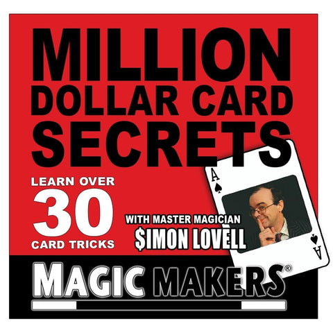 Million Dollar Card Secrets Over 30 Card Tricks DVD By Simon Lovell